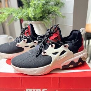 Nike Black and Red Athletic Shoes